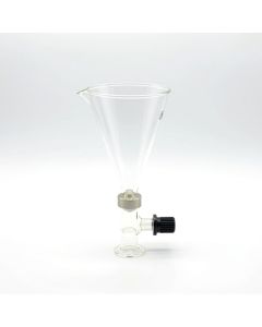 Pyrex Conical Separating Funnel with Glass Stopcock and Stopper, 100ml