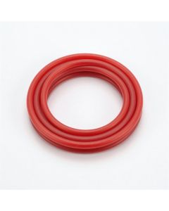 Red Rubber Metric Normal-Wall Tubing, 4 x 1.5mm, 10 Metre Coil